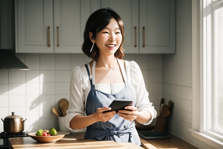 Person smiling, relieved